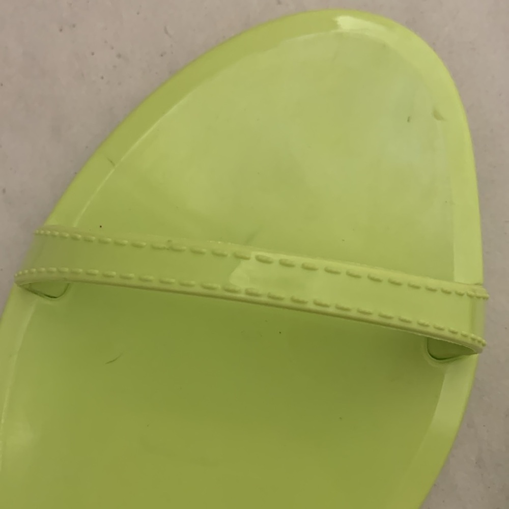 Stuart Weitzman neon green Jelly Sandals - Picture 3 of 7